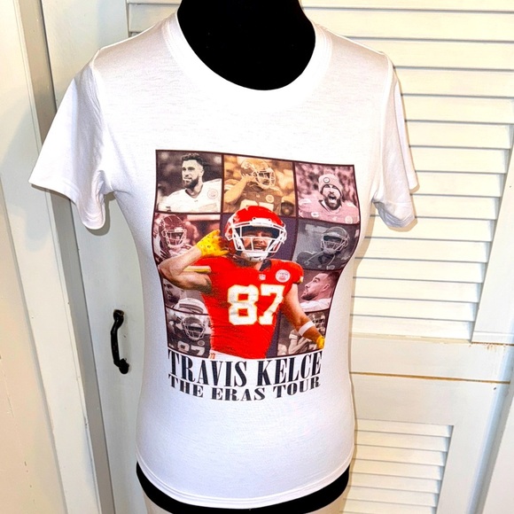 TRAVIS KELCE Eras Tour Graphic Short Sleeve T-Shirt boyfriend of TAYLOR SWIFT - Picture 2 of 4